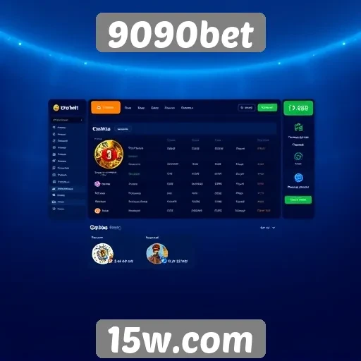 Interface e usabilidade do site 9090bet