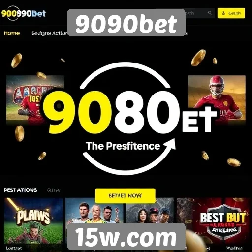 Variedade de jogos oferecidos pelo 9090bet